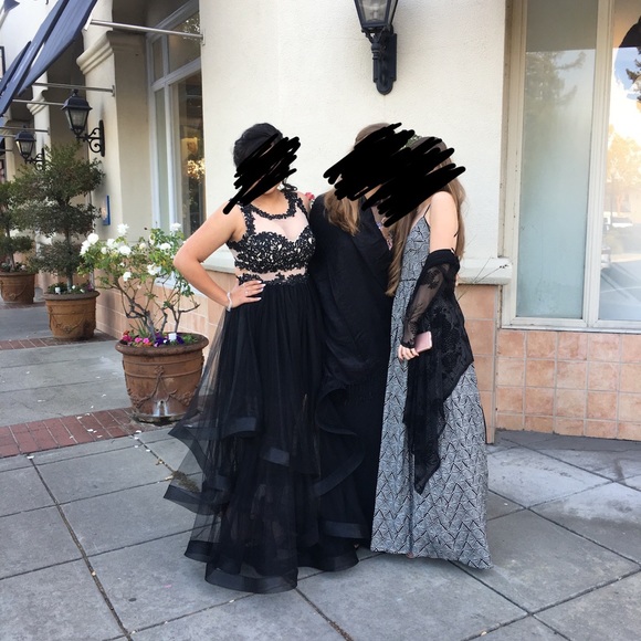 Black Prom Dress - Picture 3 of 4